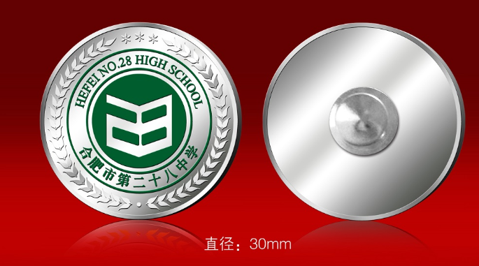學校?；杖绾味ㄖ?，校徽訂做對外觀和尺寸有哪些要求？